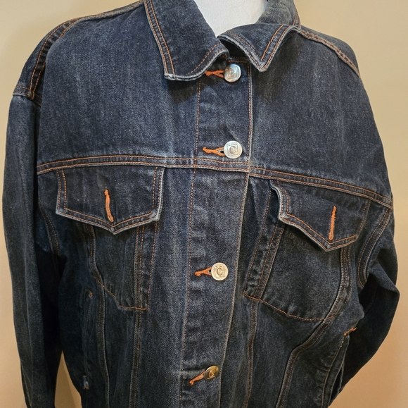 Women's Denim Jacke Blue  Crest Denim Company USA 🇺🇸 - Picture 2 of 16
